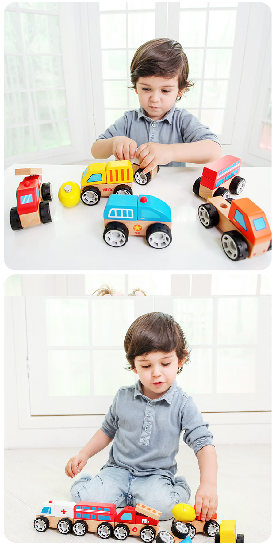 Wooden Vehicle Car Models