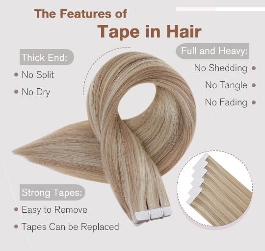 tape in hair extensions can be last for 3-6 months