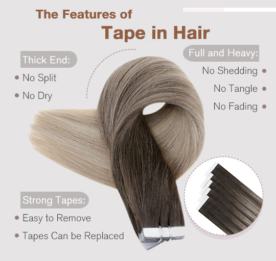 tape in hair can last for 3-6 months silky straight soft natural human hair 50 grams and 20 pieces per pack human hair extenisons