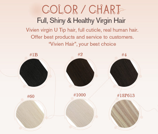 virgin u tip human hair