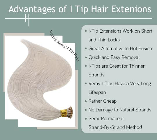 the advantages of i tip human hair extension