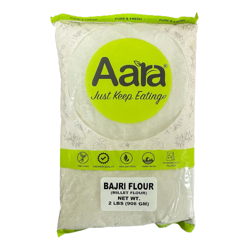 Wholesale Aara Bajri / Bajra Flour (Atta) - 40 lbs  - (10 Bags X 4 Lbs)