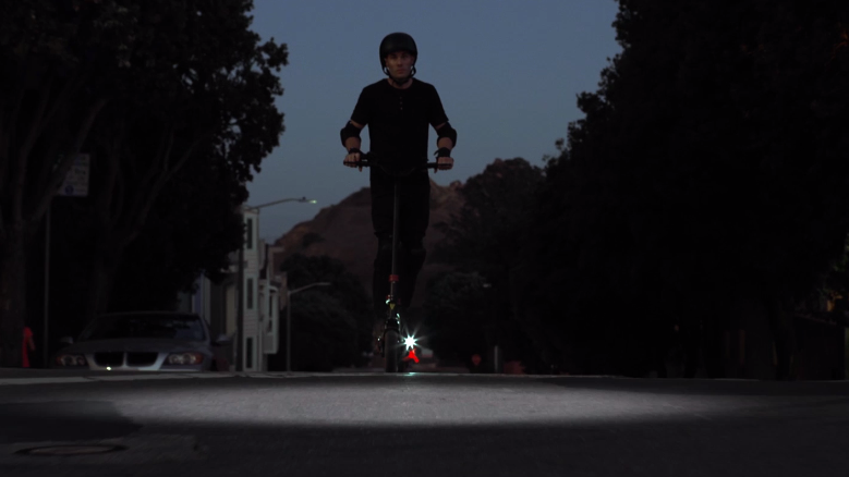 Varla Eagle One riding at night