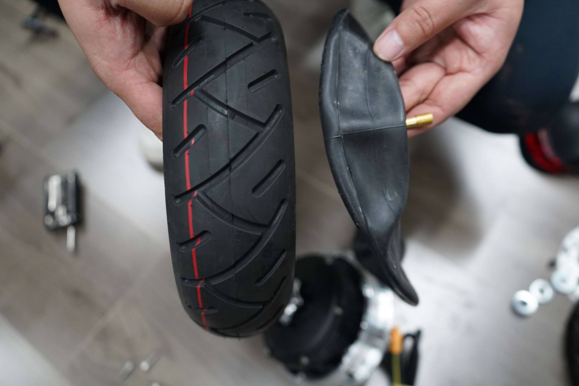 replacing inner tube