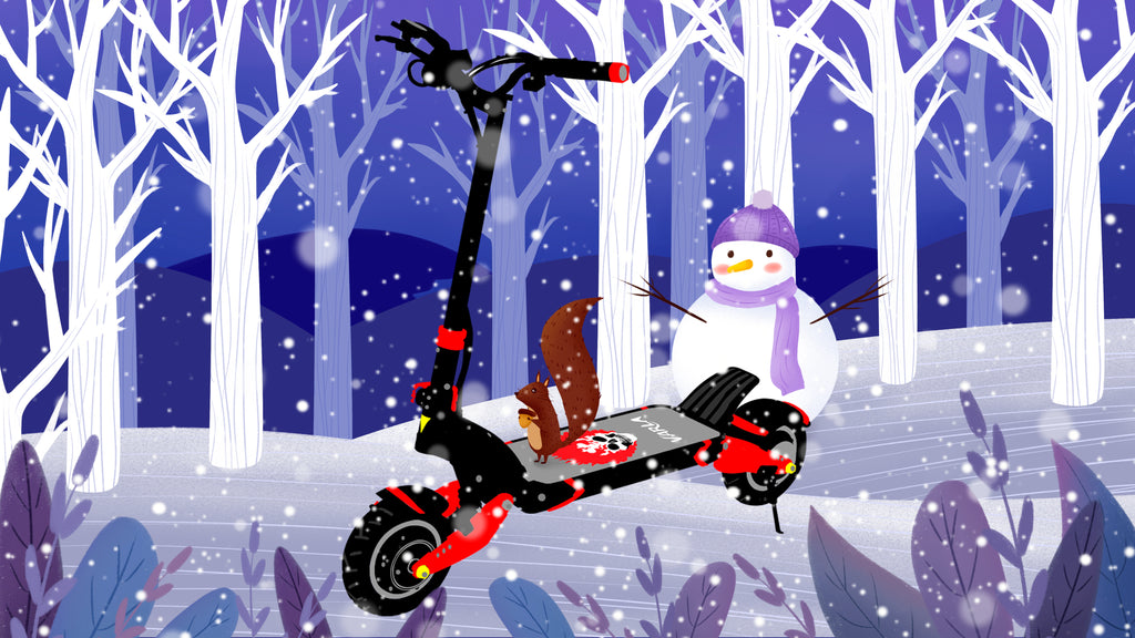 tips for riding an electric scooter in winter