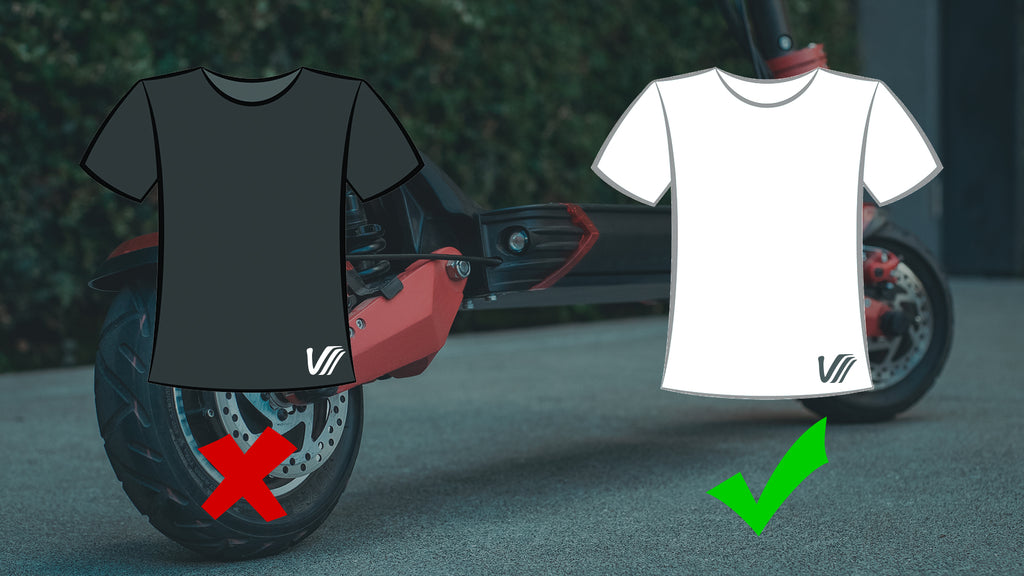 Wear highly visible clothing for night riding