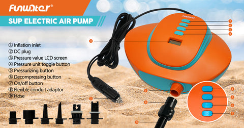 Funwater SUP Electric Air Pump Structure