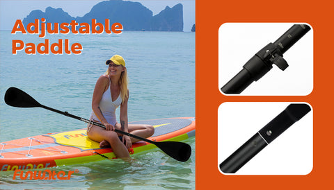 Funwater adjustable paddle black color