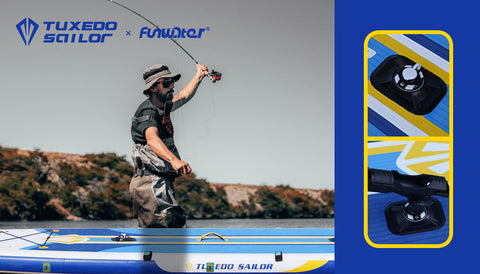 Funwater fishing paddle board and gear