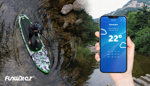Choosing the right temperature for paddleboarding