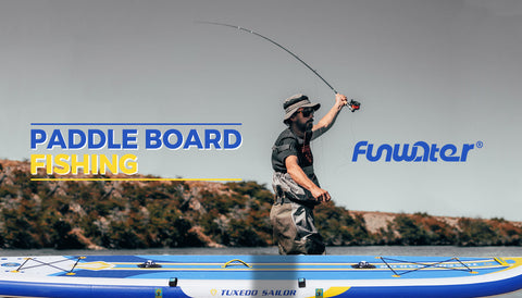 Funwater fishing paddle board and gear