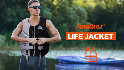 Funwater professional life jacket for men, women and kids