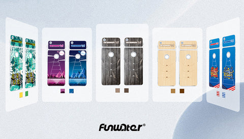 The corh hole with different colors so you could customorize