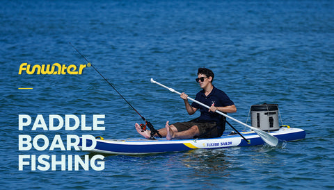 Fishing paddle board and cooler