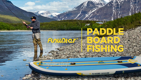 Funwater paddle board for fishing