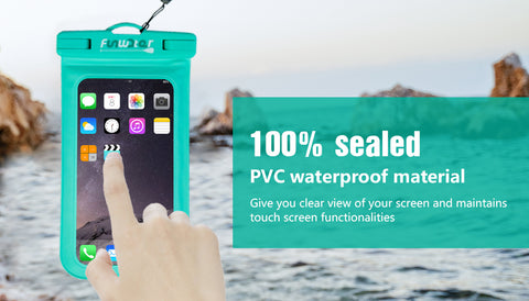 waterproof phone pouch 100% sealed