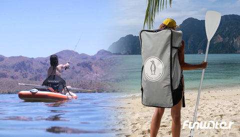 Funwater fishing paddle board