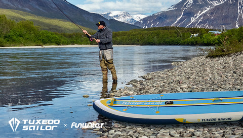 Funwater stand up paddle board for fishing