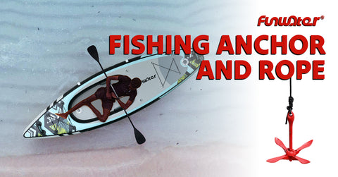 Funwater fishing anchor and rope