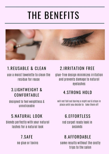 Magnetic eyelash benefits