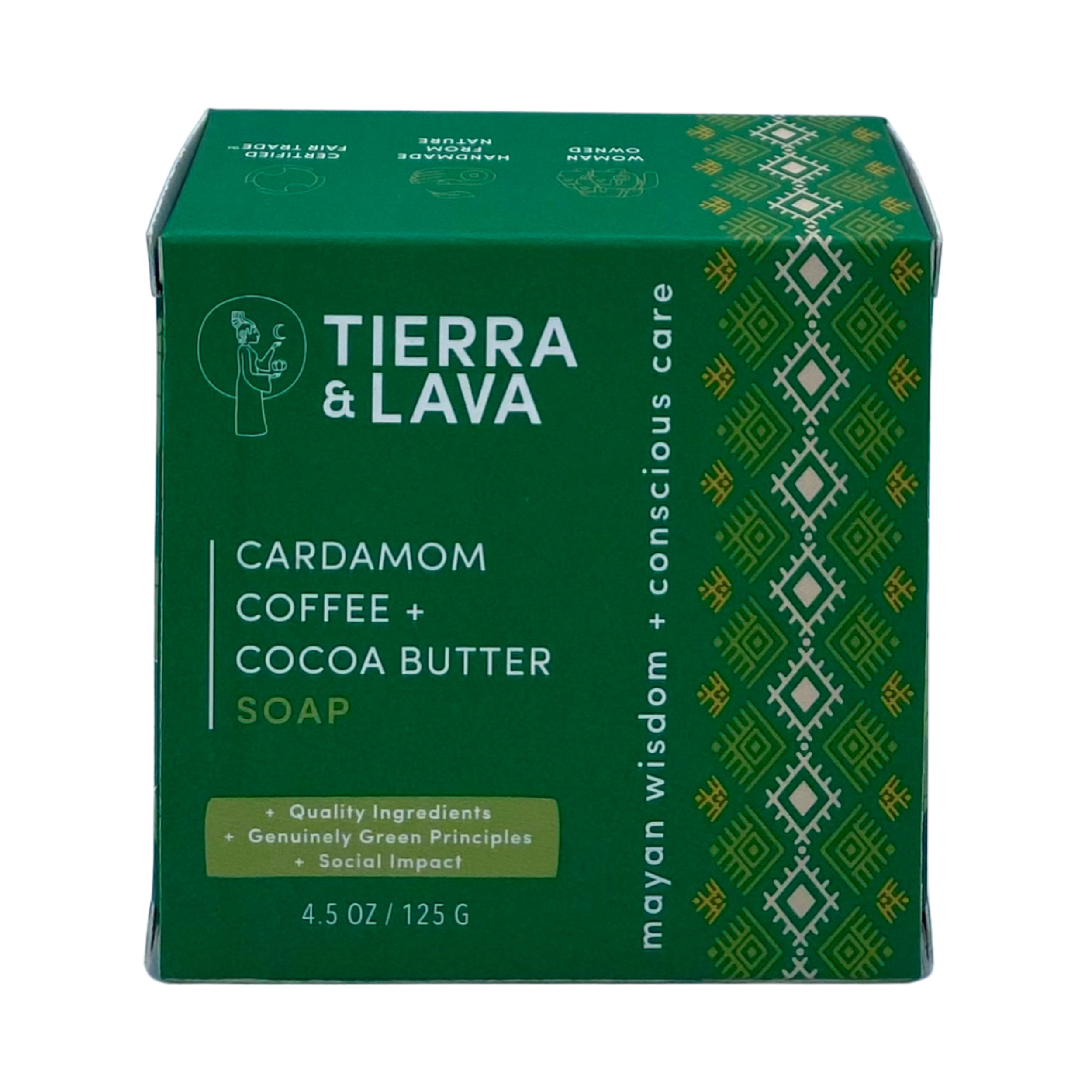Cardamom, Coffee & Cocoa Butter Soap Bar (4.5oz)