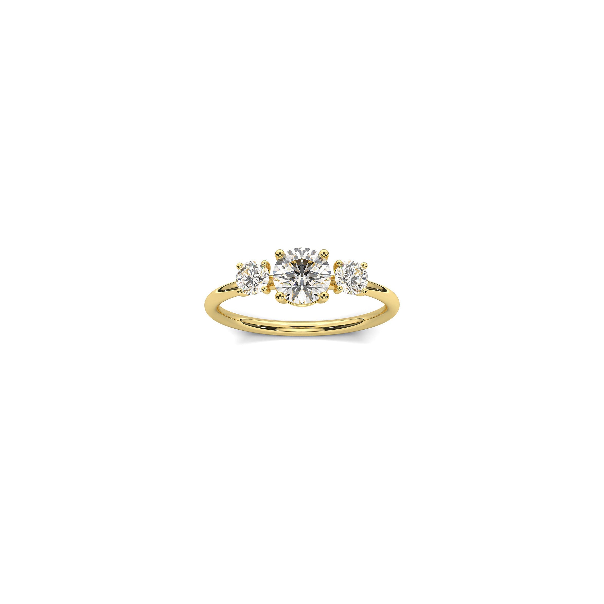 TRILOGY DIAMOND RING 0.75ct