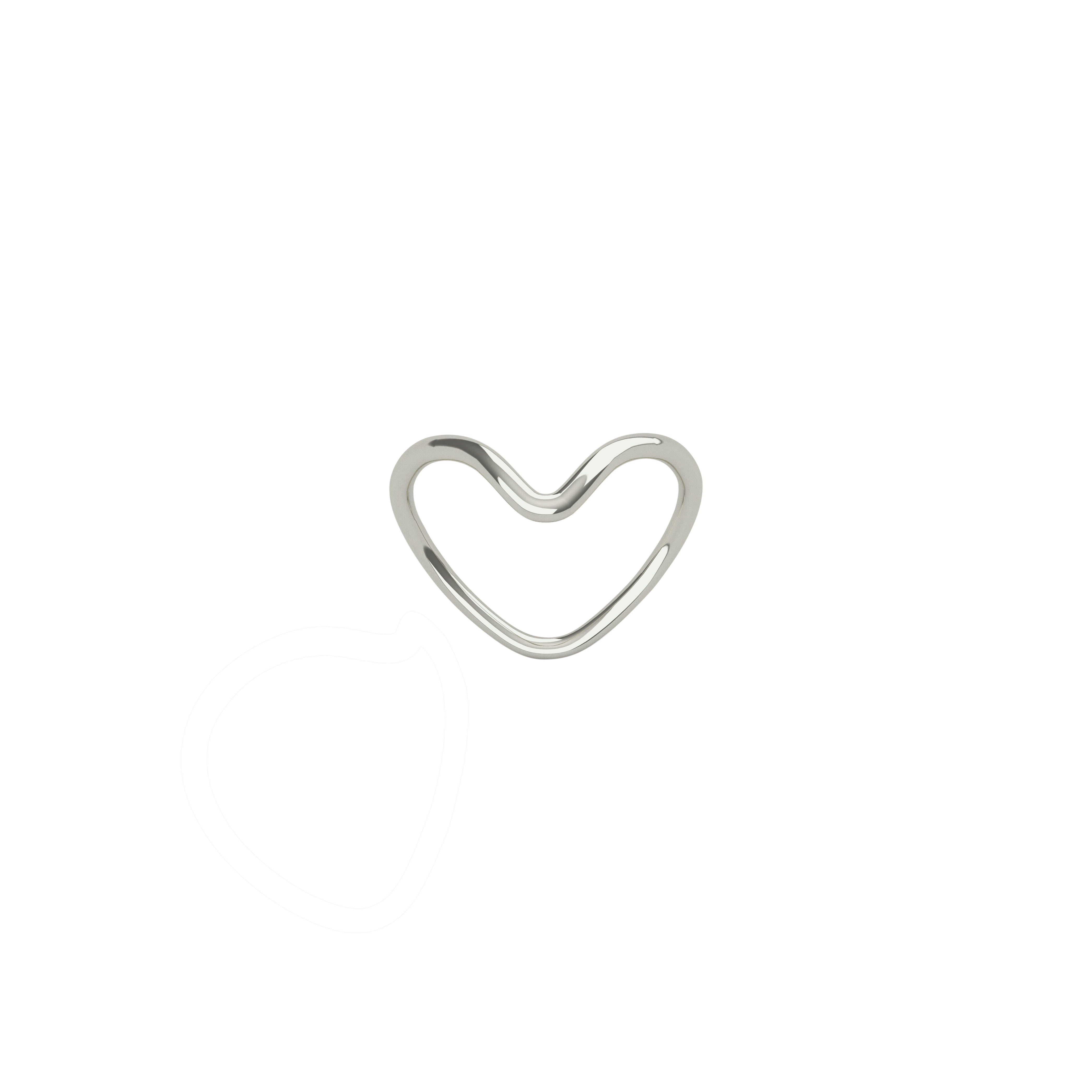 HEART GOLD RING