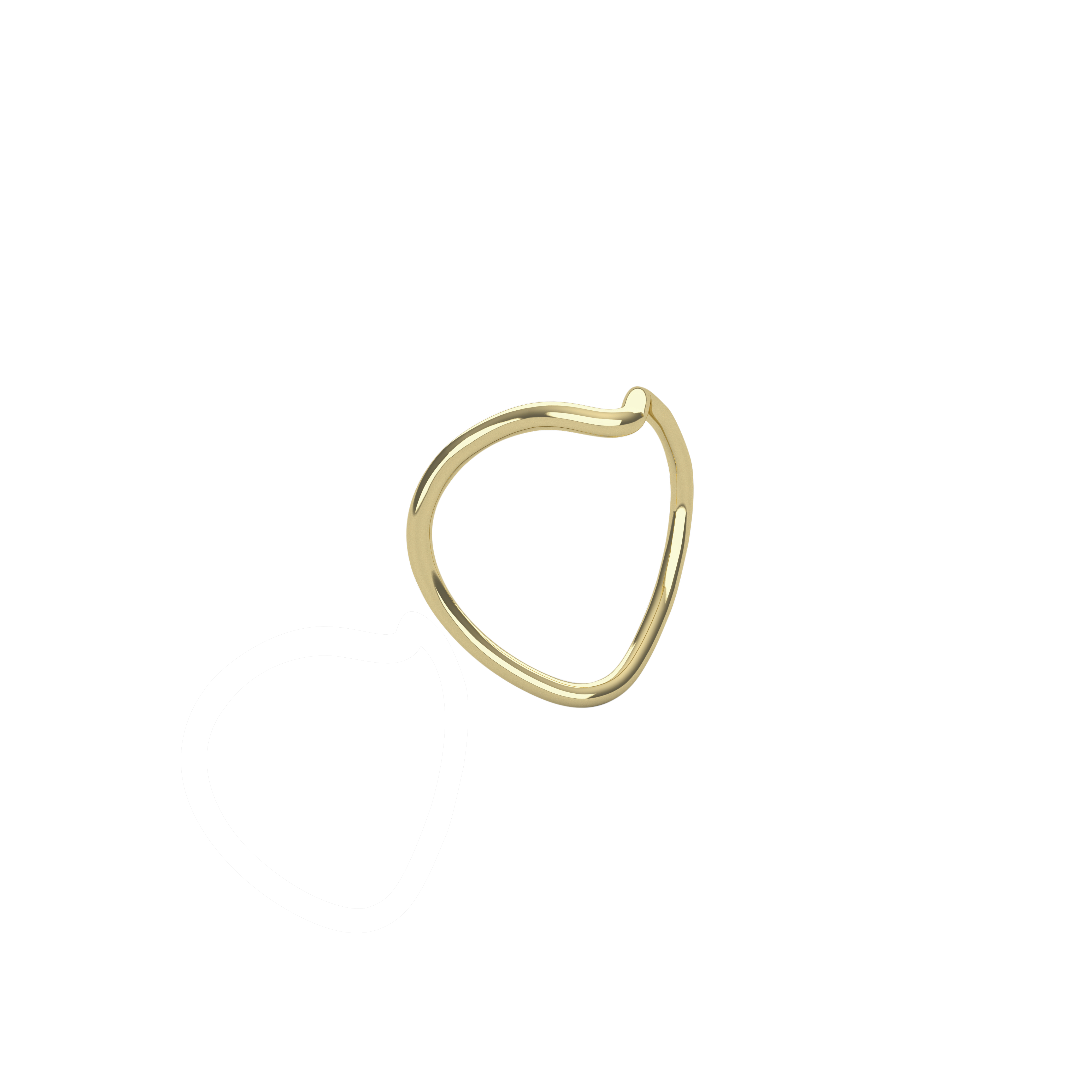 HEART GOLD RING