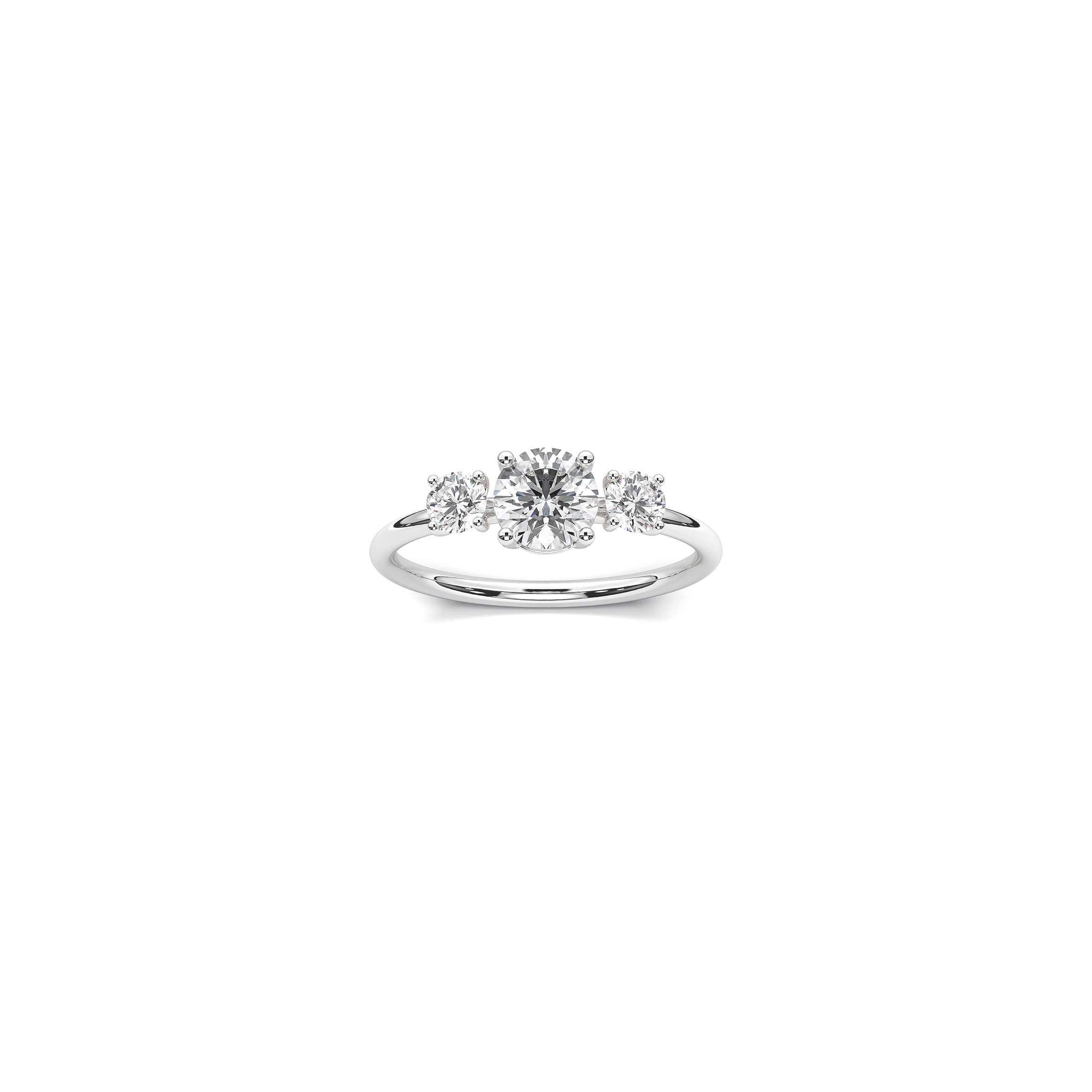 TRILOGY DIAMOND RING 0.75ct