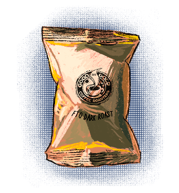 Fair Trade / Organic - Dark Roast - 2.75 oz ground coffee per pack