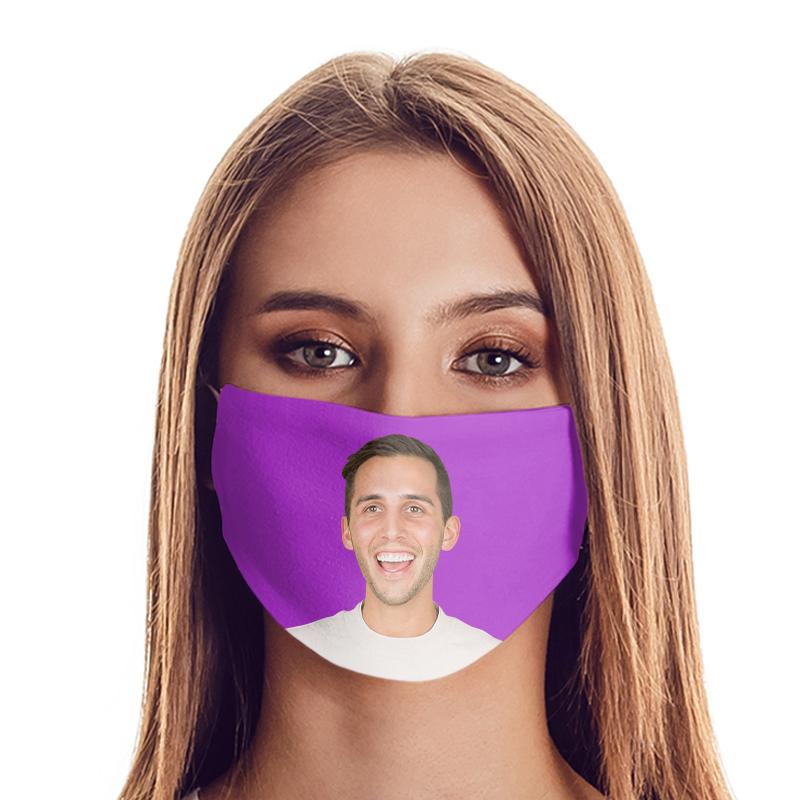 Custom Photo Face Coverings Personalized Face Mask,Print Your own Face Pictures On Your Face Cover
