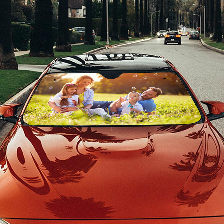 Custom Auto Sun Shade Car Sun Shade Personalized Windshield Sun Visor