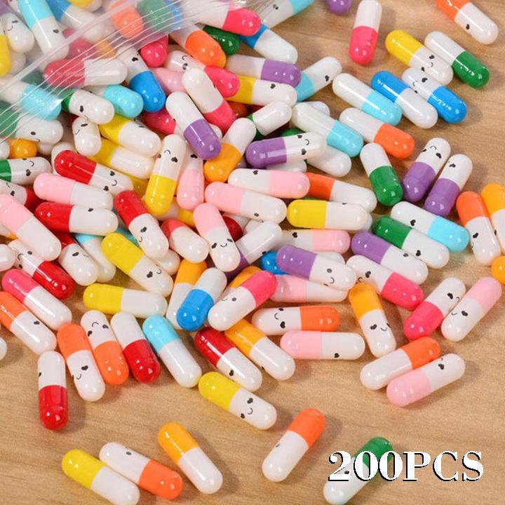 Message in a Bottle Capsule Letter Message Pills Gifts for Lovers