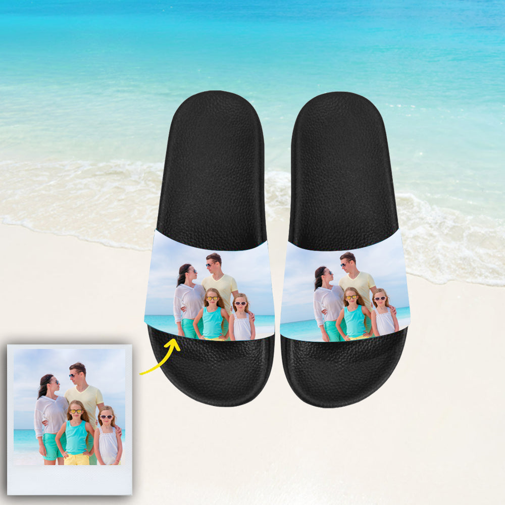 Custom Photo Face Slippers Personalized Sliders Sandals With Your Photo