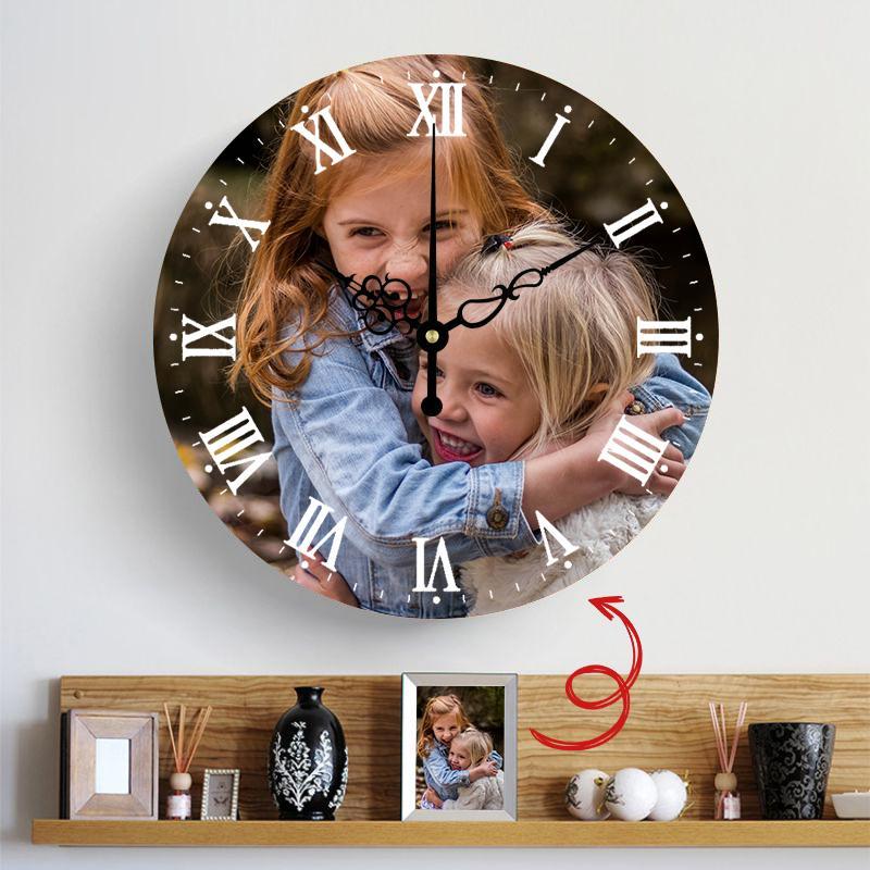 Personalized Wall Clock - Capture Moments all Number Styles