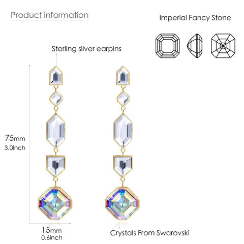 ‘Kaleidoscope’ Crystal Earrings Women