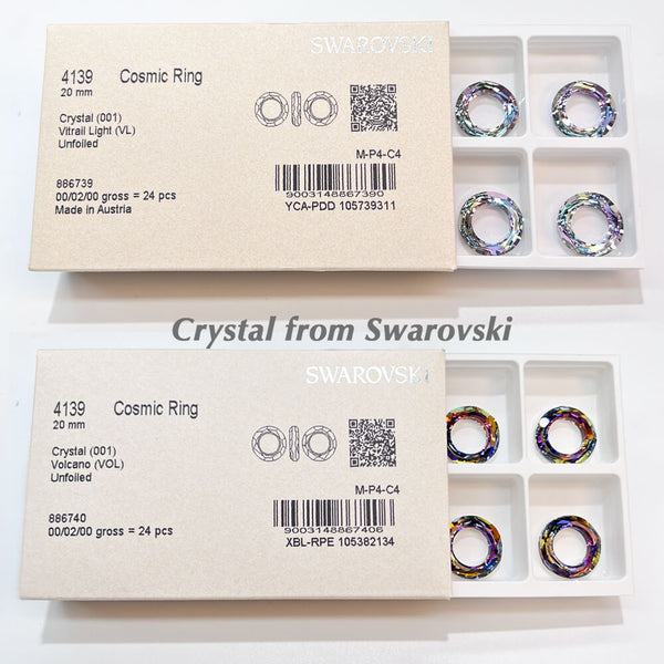 925 Sterling Silver Donut Earrings With Swarovski Crystal Jewelry Gift