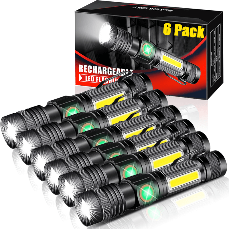 2000 Lumens Emergency LED Small Flashlights Zoomable