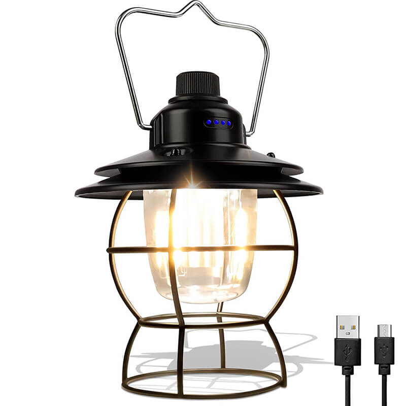 High Brightness Rechargeable LED Vintage Lantern