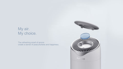 My air. My choice. The refreshing smell of amora create a sense of peacufulness and happiness.