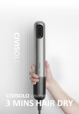 Civisolo will reduce the static and smooth the hair when blowing your hair,which is designed to prevent irritable and bifurcated hair.