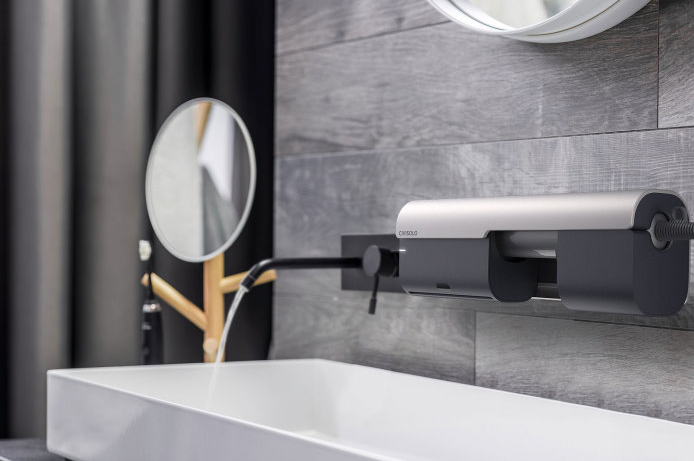 easy to storage by hand dryer