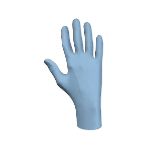Showa 7005 Series Disposable Nitrile Gloves, Powder Free, 4 Mil, Large, Blue - 1 per DI - 7005PFL