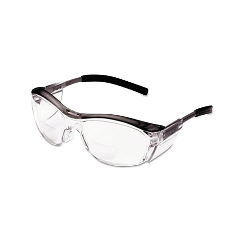 3M Nuvo Reader Protective Eyewear, +2.5 Diopter, Clear Anti-Fog Lens, Gray Frame - 20 per CA - 7000052799