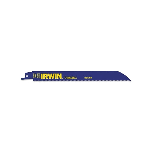 Irwin Metal & Wood Cutting Reciprocating Blade With Weldtec, 8 Inches X 0.738 In, 10 Tpi, 50/Pk - 50 per PK - 372810BB