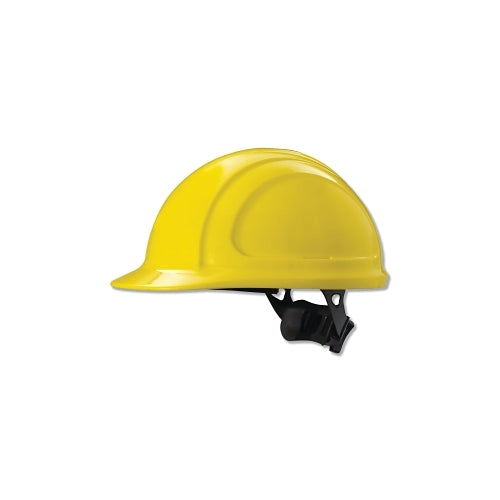Honeywell North North Zone N10 Ratchet Hard Hat, 4 Point, Front Brim, Yellow - 12 per PK - N10R020000