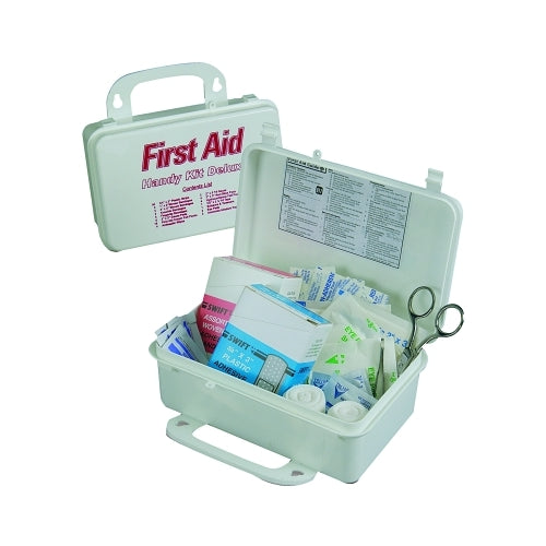 Honeywell North Handy Deluxe First Aid Kit, Treats Cuts, Bruises, Eye Care And Burns, Plastic Case - 1 per EA - 34650H