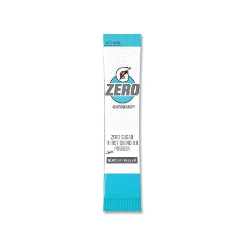 Gatorade G Zero Powder Stick, 0.10 Oz Volume, 16.9 Oz Yield, Glacier Freeze - 120 per CA - 04457
