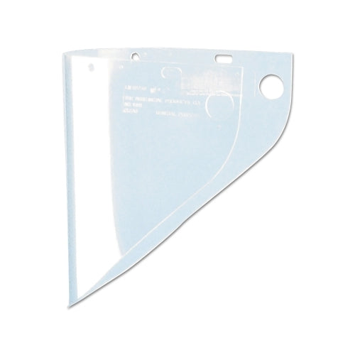 Honeywell Fibre-Metal High Performance Faceshield Window, Uncoated, Clear, Extended View, 19 Inches L X 9-3/4 Inches H - 1 per EA - 4199CLBP