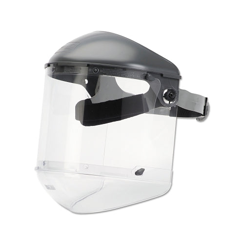 Honeywell Fibre-Metal Dual Crown Faceshield Systems, 4 Inches Crown, 3C Ratchet, Clear - 1 per EA - FM400DCCLC